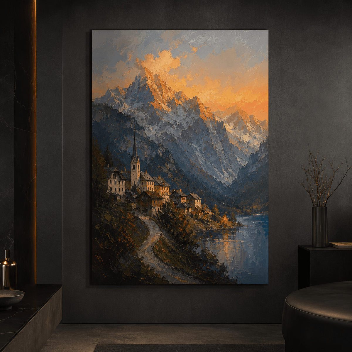 Oil Painting Style metal wall art collection by AWSM Prints