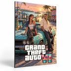 GTA VI Sunrise Marina Metal Poster
