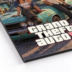 GTA VI Sunrise Marina Metal Poster