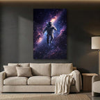 Astronaut Galaxy Metal Wall Art – premium aluminum metal wall art, product image 10