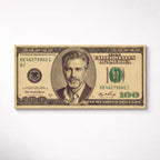 Retrato personalizado tipo billete en metal desde tu foto – arte mural premium de aluminio, imagen del producto 4