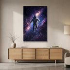 Astronaut Galaxy Metal Wall Art – premium aluminum metal wall art, product image 8