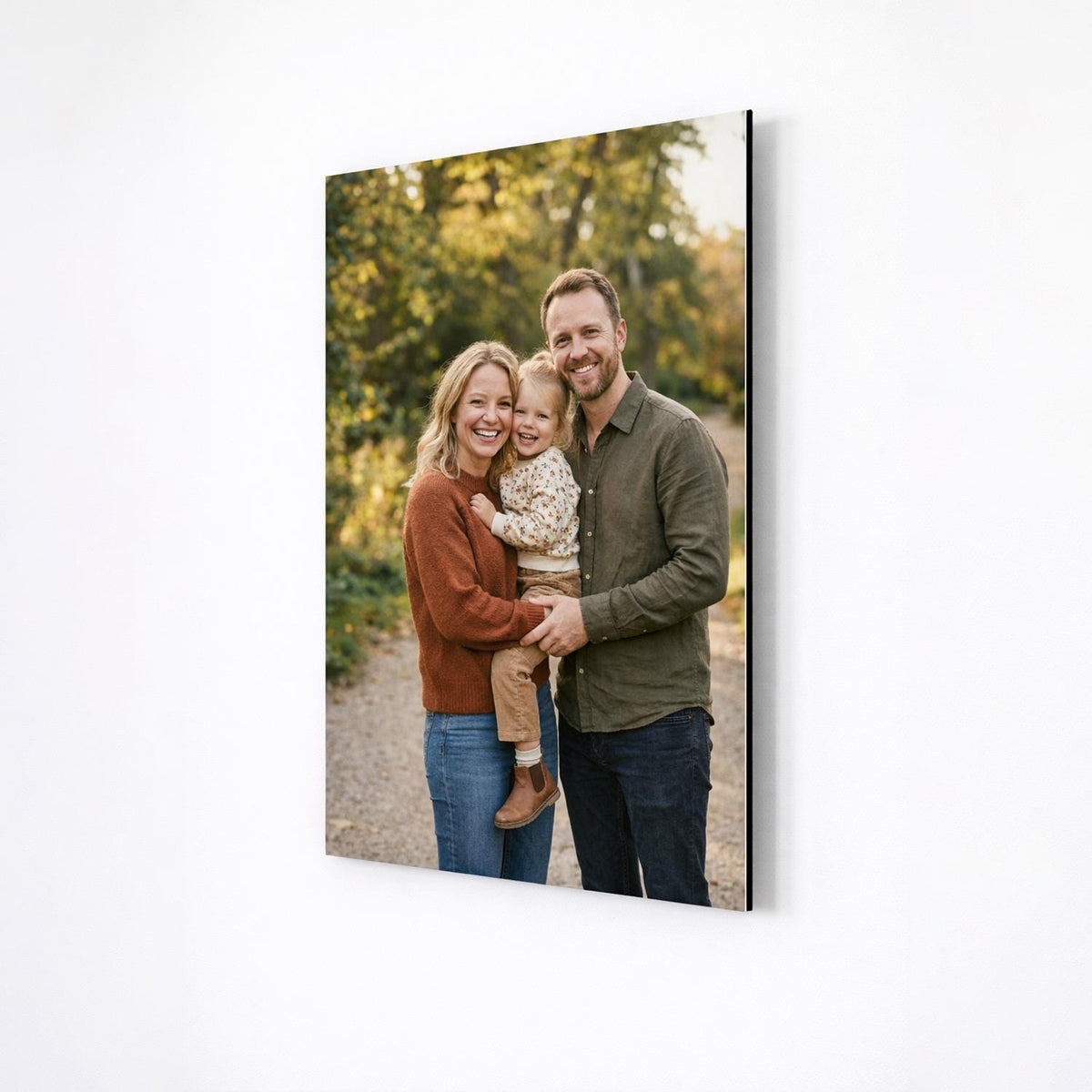 Custom Family Photo Metal Print – premium aluminum metal wall art, product image 5
