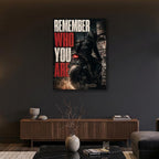 Remember Who You Are Motorcycle Metal Wall Art – premium aluminum metal wall art, product image 8