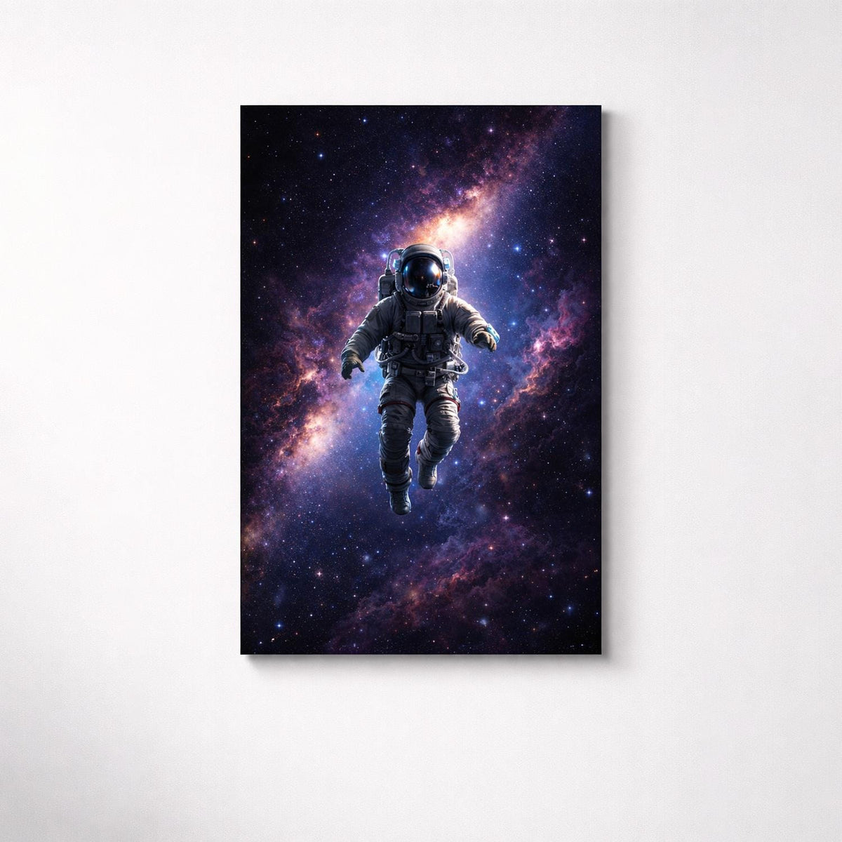Astronaut Galaxy Metal Wall Art – premium aluminum metal wall art, product image 3