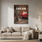 Motivations-Metallbild „Alles beginnt mit einem Traum“ – hochwertiges Aluminium-Wandbild, Produktbild 9