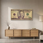 Retrato personalizado tipo billete en metal desde tu foto – arte mural premium de aluminio, imagen del producto 10