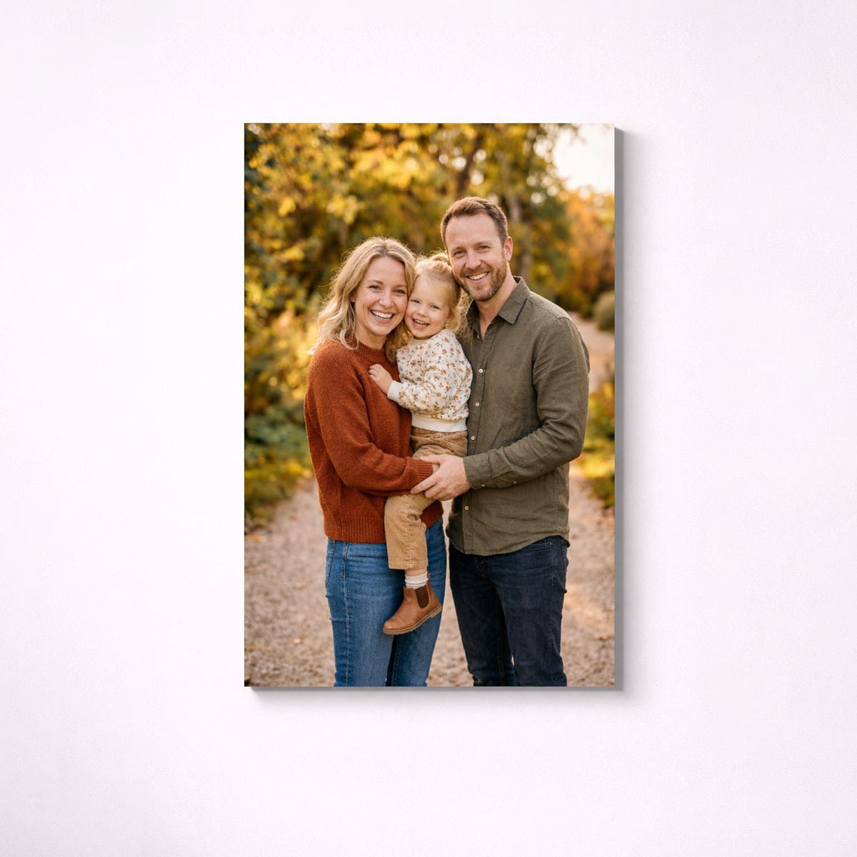 Custom Family Photo Metal Print – premium aluminum metal wall art, product image 4