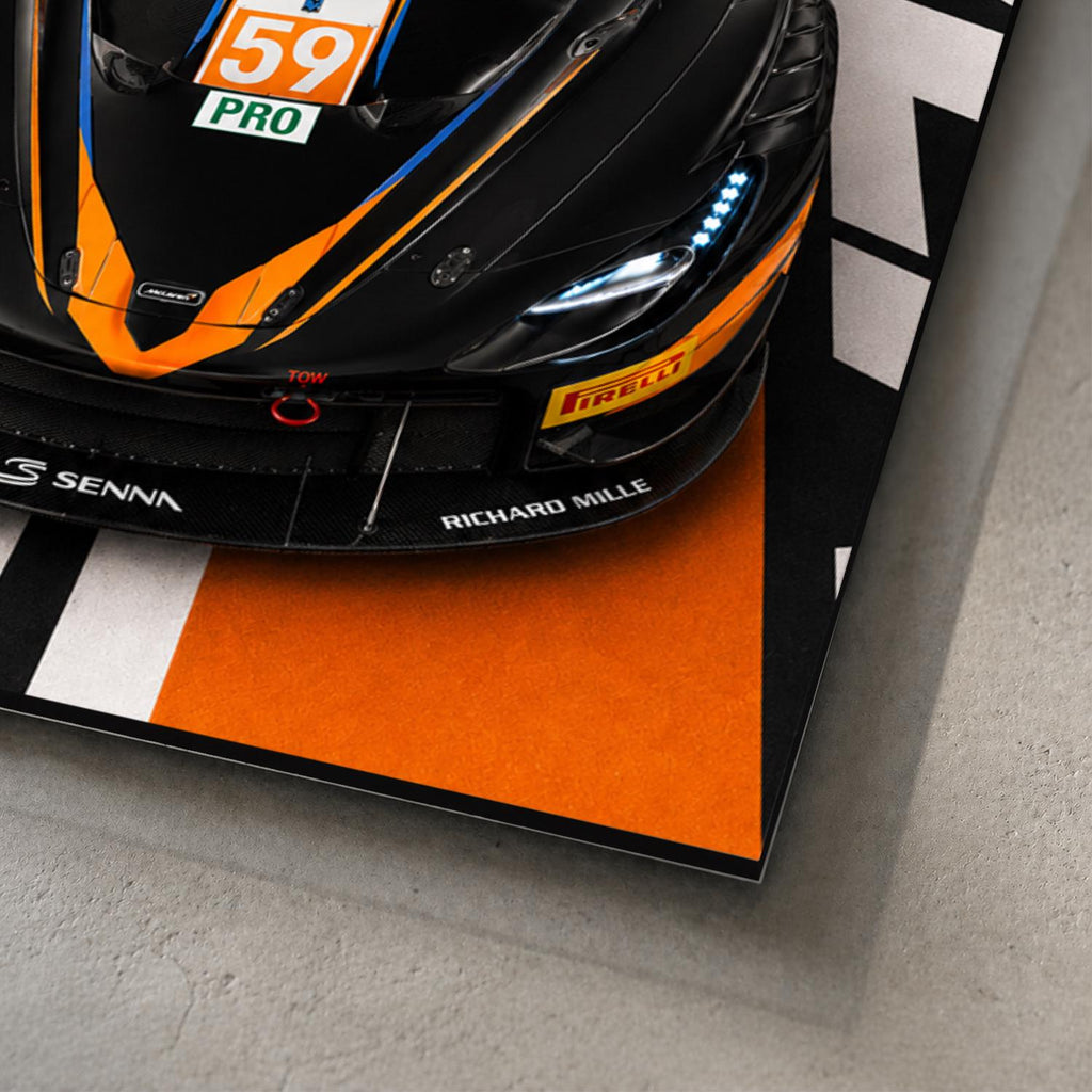 McLaren 720S GT3 Metal Wall Art – arte mural premium de aluminio, imagen del producto 3