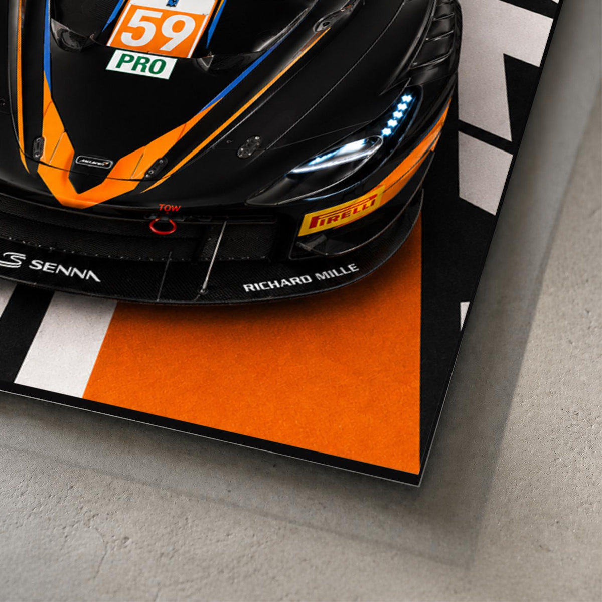 McLaren 720S GT3 Metal Wall Art – arte mural premium de aluminio, imagen del producto 3