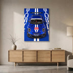 Porsche 911 GT3 RS Metal Wall Art — премиальный настенный постер на алюминии, изображение товара 10