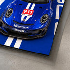 Porsche 911 GT3 RS Metal Wall Art — премиальный настенный постер на алюминии, изображение товара 3