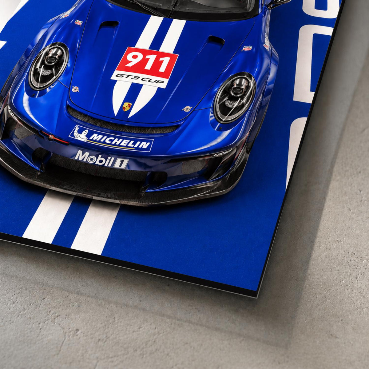 Porsche 911 GT3 RS Metal Wall Art – premium aluminum metal wall art, product image 3