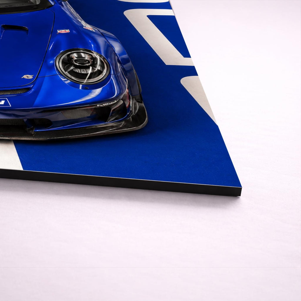 Porsche 911 GT3 RS Metal Wall Art — премиальный настенный постер на алюминии, изображение товара 4