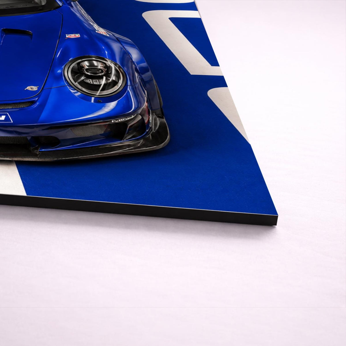 Porsche 911 GT3 RS Metal Wall Art — премиальный настенный постер на алюминии, изображение товара 4