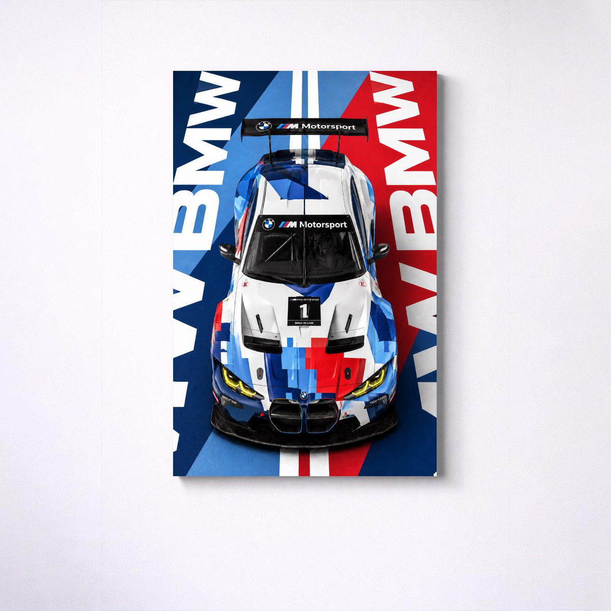 BMW M4 G82 GT3 Metal Wall Art – premium aluminum metal wall art, product image 4