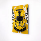 Corvette Z06 GT3.R Metal Wall Art – hochwertiges Aluminium-Wandbild, Produktbild 5