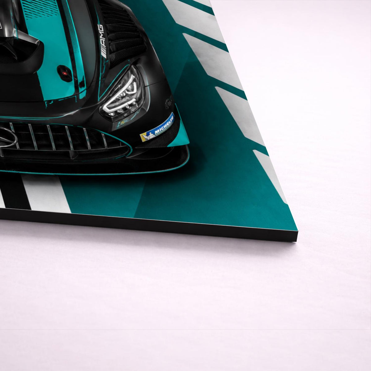 Mercedes-AMG GT3 Metal Wall Art – premium aluminum metal wall art, product image 9