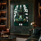 Aston Martin Vantage GT3 Metal Wall Art – premium aluminum metal wall art, product image 2