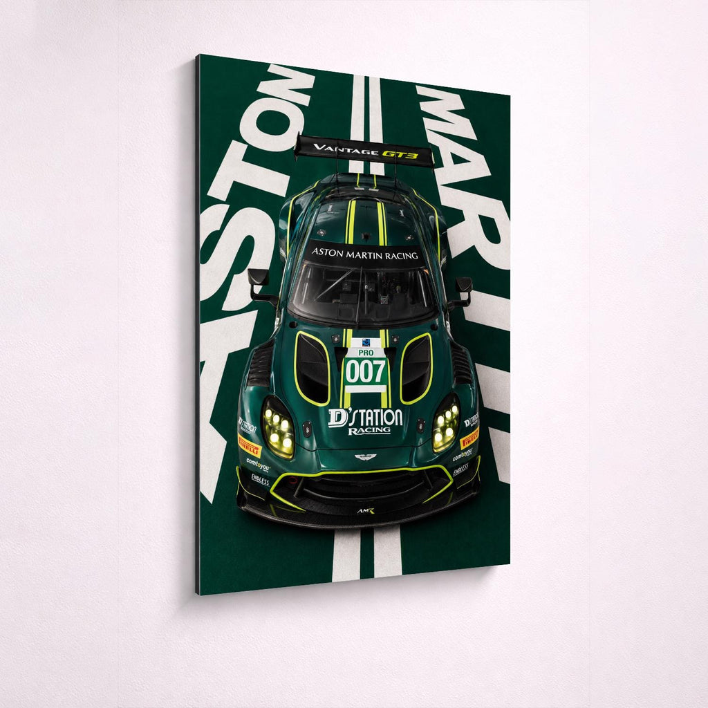 Aston Martin Vantage GT3 Metal Wall Art – premium aluminum metal wall art, product image 4