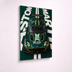Aston Martin Vantage GT3 Metal Wall Art – premium aluminum metal wall art, product image 4