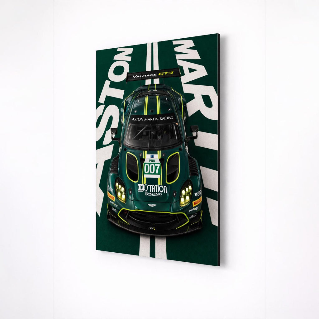Aston Martin Vantage GT3 Metal Wall Art – premium aluminum metal wall art, product image 6