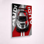 Audi R8 LMS GT3 Metal Wall Art – 上質なアルミ製メタルウォールアート、商品画像 4