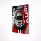 Audi R8 LMS GT3 Metal Wall Art – 上質なアルミ製メタルウォールアート、商品画像 6