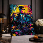 Thomas Shelby Peaky Blinders Metal Wall Art – premium aluminum metal wall art, product image 1