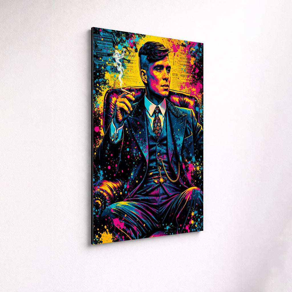 Thomas Shelby Peaky Blinders Metal Wall Art – premium aluminum metal wall art, product image 2
