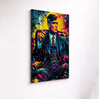 Thomas Shelby Peaky Blinders Metal Wall Art – premium aluminum metal wall art, product image 2