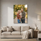 Custom Family Photo Metal Print – premium aluminum metal wall art, product image 10