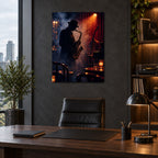 Midnight Jazz Club Music Metal Wall Art — executive office