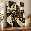 Abstract Music Notes Metal Wall Art — thumbnail