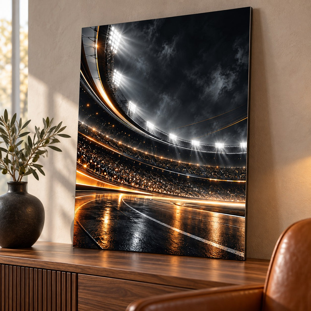 Modern Sports Office metal wall art — thumbnail