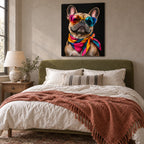 Funny French Bulldog Metal Wall Art — image 4