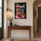 Funny French Bulldog Metal Wall Art — image 5