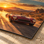 Vintage Roadster Desert Car Metal Wall Art — image 6